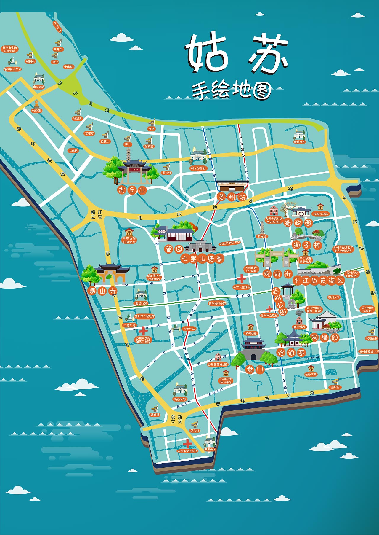 湛江手绘地图景区的文化宝藏